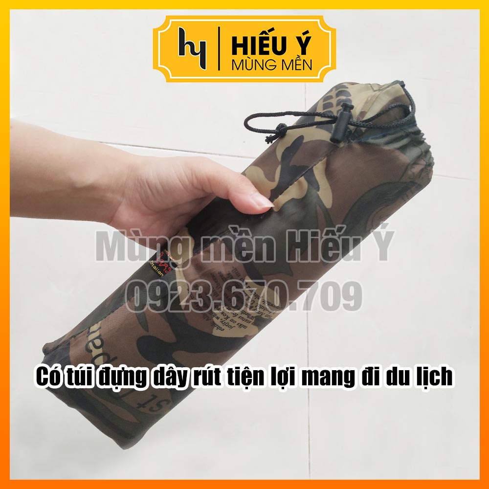 [TẶNG 4M DÂY] Võng dù rằn 2 lớp dài 2m2 hàng Thái - ẢNH THẬT | Mùng mền Hiếu Ý