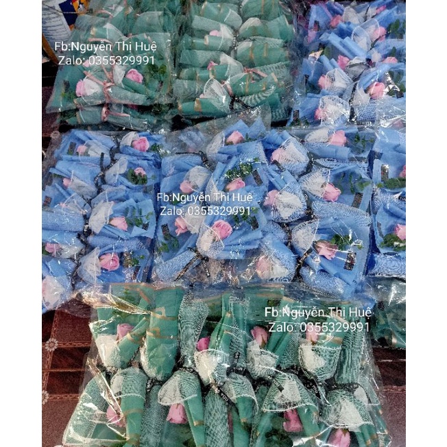 SỈ 50 BÓ 1 BÔNG SÁP THƠM ĐỦ MÀU