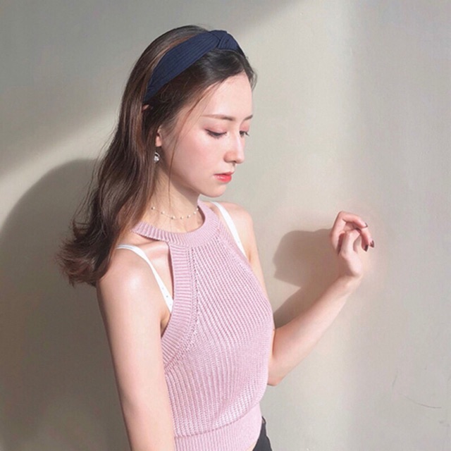 Băng đô TURBAN gân trơn đủ màu xinh xắn