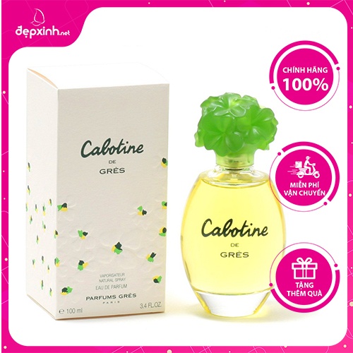 Nước hoa nữ Cabotine De Gres Paris Eau De Toilette 100ml