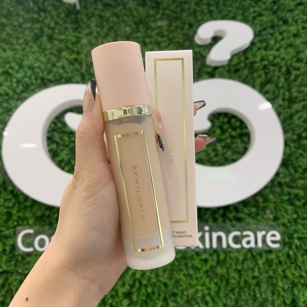 Kem nền April Skin Perfect Magic Cover Fit Foundation