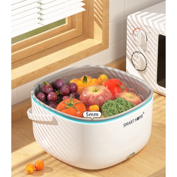 Euro Home - Máy Rửa Rau Củ Quả Bằng Sóng Siêu Âm Ultrasonic SMARTHθME Di Động