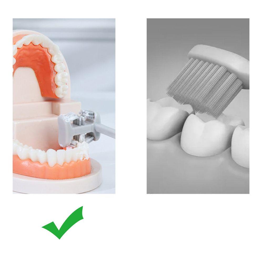 Bàn Chải Đánh Răng Hình Chữ U Làm Sạch Răng Miệng Cho Người Lớn