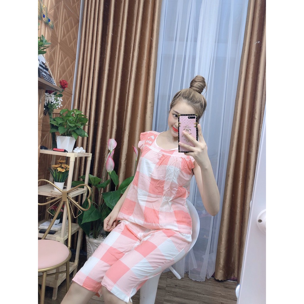 ĐỒ BỘ NỮ [SIÊU GIẢM] ♥MUA 2 FREE SHIP♥ ĐỒ BỘ TÔN MẶC NHÀ, CÓ SIZE 40-70KG - TL03