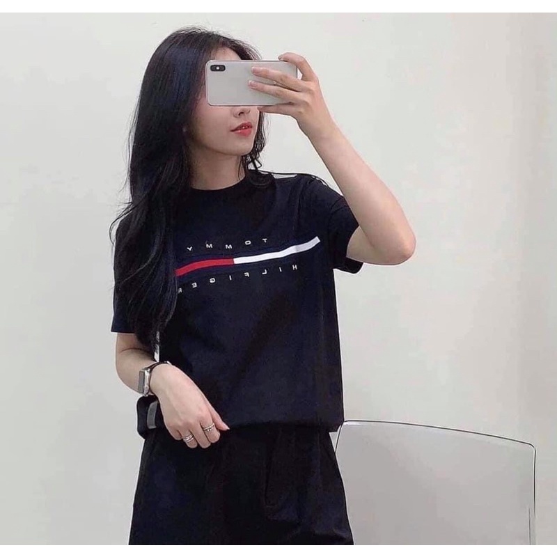 Áo thun cổ tròn Nhập khẩu Tommy  essential tShirt