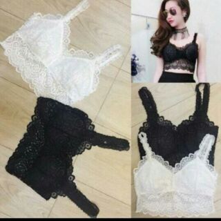 Áo bra ren 2 dây croptop