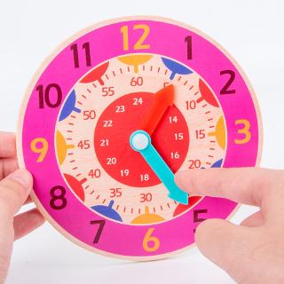 Trẻ Em Montessori Đồng Hồ Gỗ Đồ Chơi Giờ Phút Thứ Hai Nhận Thức Nhiều Màu Sắc Đồng Hồ Đồ Chơi Cho Trẻ Em Sớm Mầm Non Hỗ Trợ Giảng