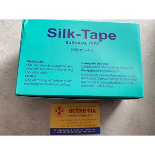 HỘP 12 CUỘN BĂNG DÍNH SILK TAPE 2.5 CM X 4 M
