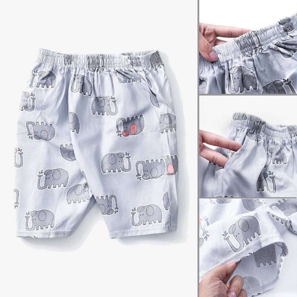 Quần short lửng Cartoon Unisex nhiều mẫu