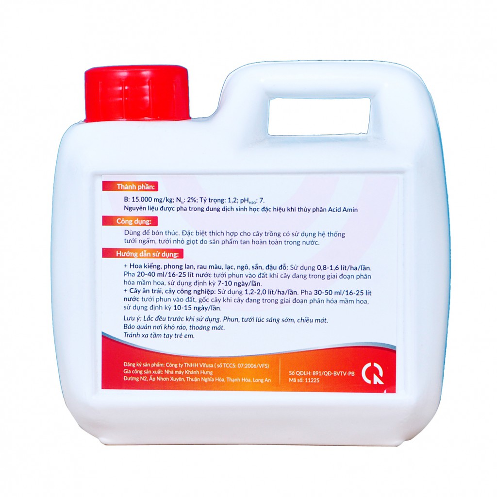 Phân Bón Vi Lượng  VIF Flower 1000ml Thủy Phân Bổ Sung Acid Amin Chuyên Lan, Cây Kiểng Tốt Cho Mọi Giai Đoạn