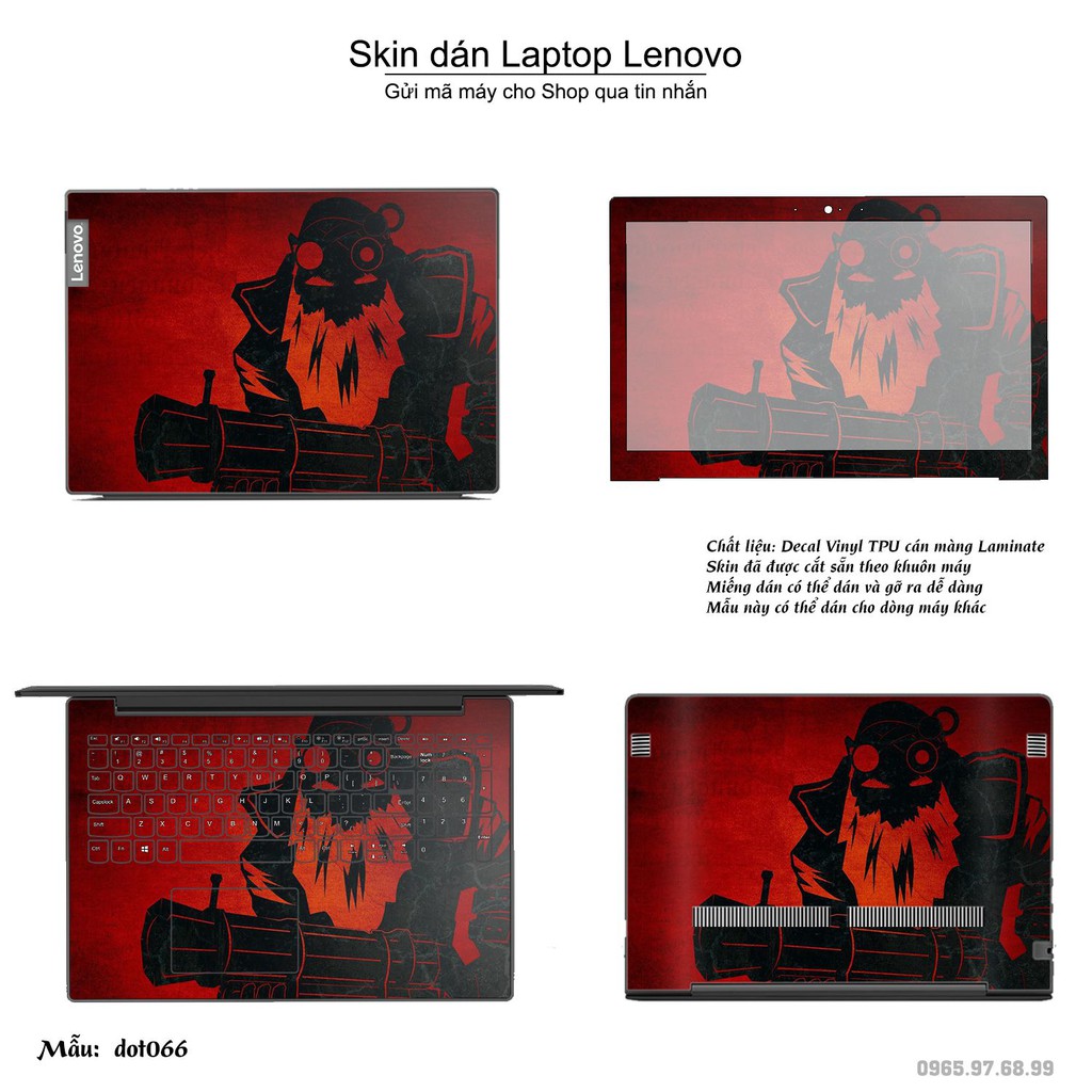 Skin dán Laptop Lenovo in hình Dota 2 nhiều mẫu 11 (inbox mã máy cho Shop)