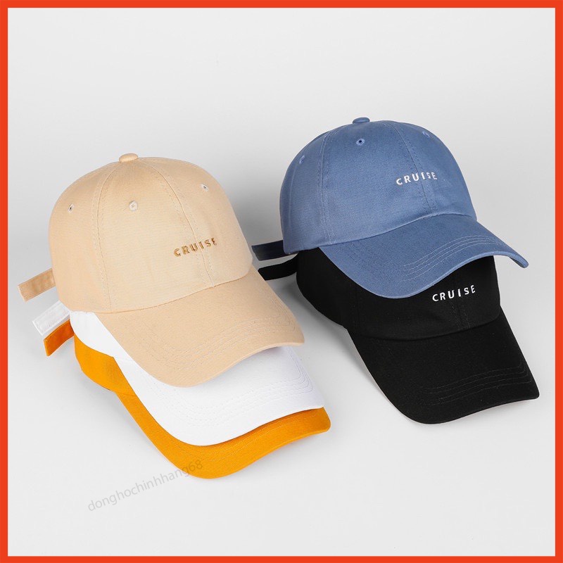 Mũ lưỡi trai ❤️ Nón kết thêu chữ phong cách Ulzzang form unisex nam nữ N01