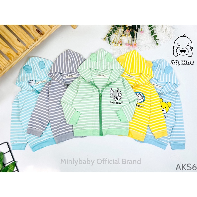 Áo khoác sọc dệt Visco ,hàng MinLy BaBy