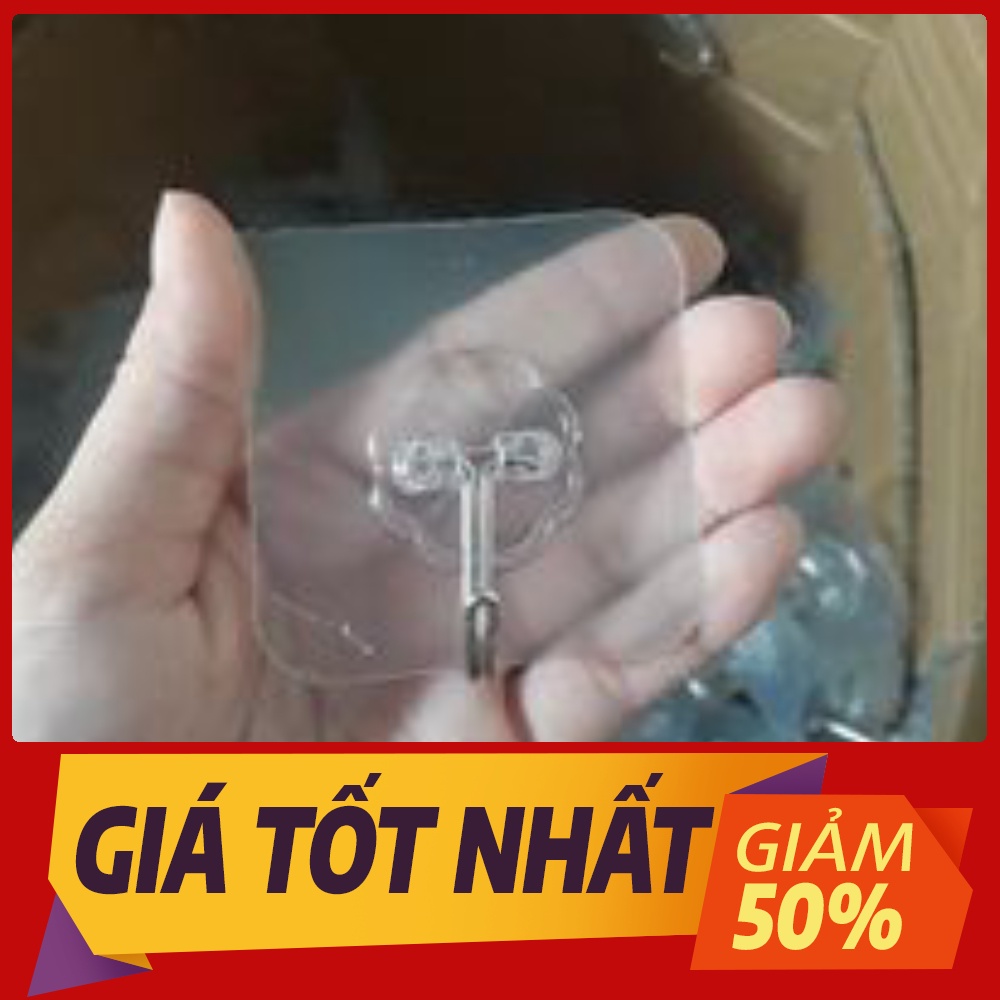 Móc Dán Tường Siêu Dính Trong Suốt Chịu Lực Cực Tốt Vô Cùng Thời Trang Và Gọn Gàng Ngăn Nắp
