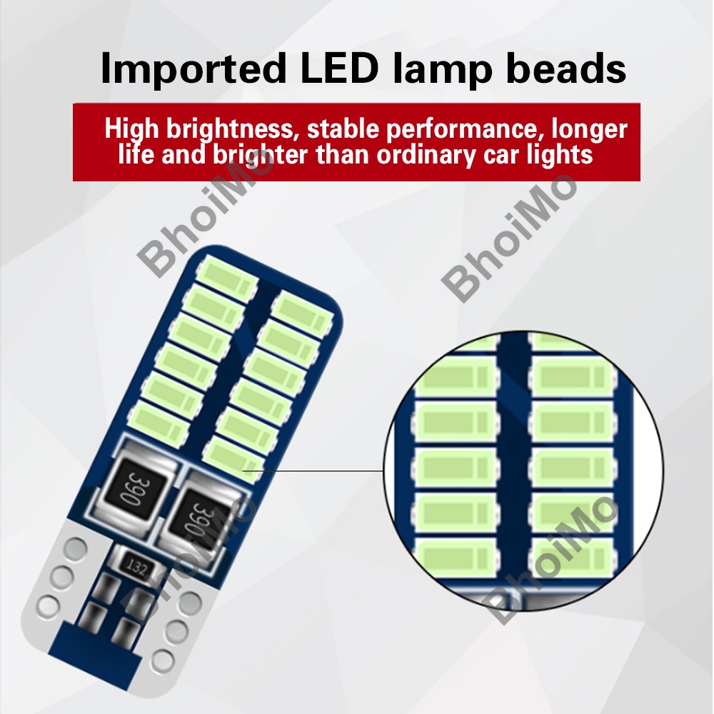 Bóng Đèn Led T10 31mm Ba9S T4W W5W C10W C5W 28mm 3014 36mm 39mm 41m Cho Xe Hơi / Xe Máy | BigBuy360 - bigbuy360.vn