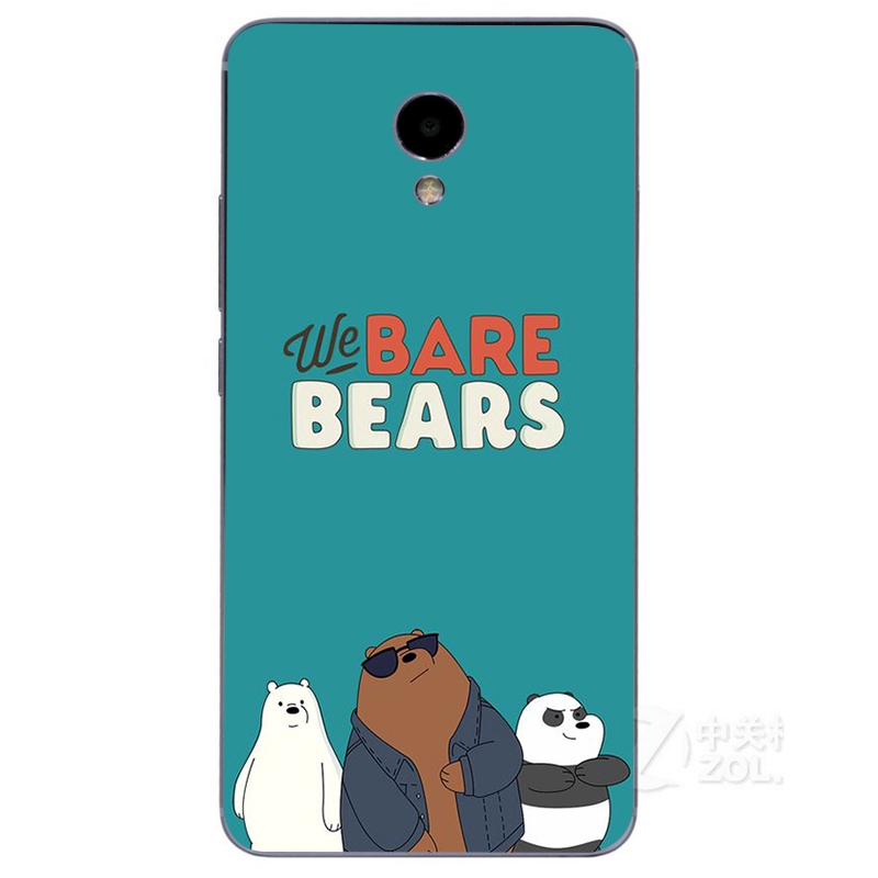 Ốp điện thoại silicon phong cách We Bare Bears cho Lenovo Vibe Z5 Z5s P2a42 P1Ma40 P1 S5 Pro A2800 A1000 A2010 A5000