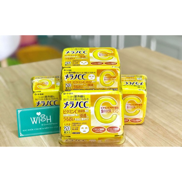 Mặt nạ Melano cc 20 miếng