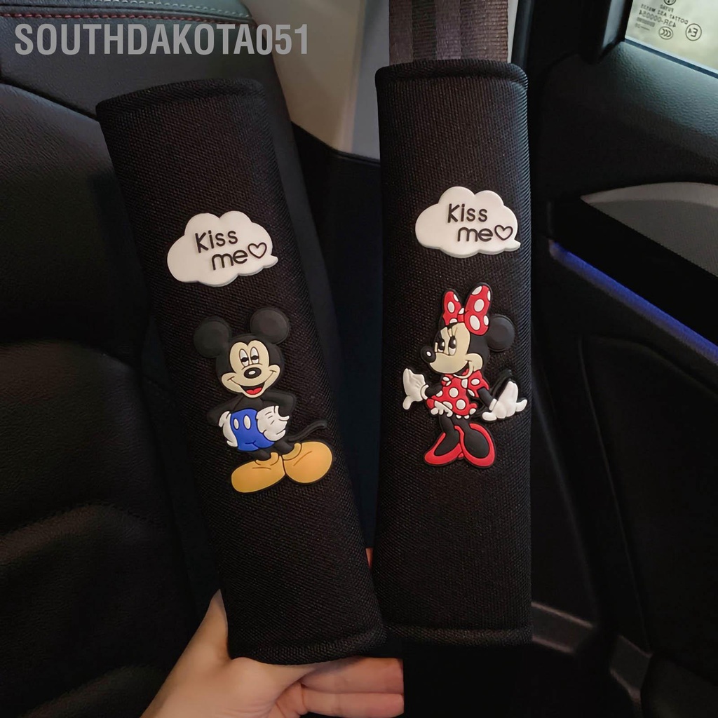Southdakota051 Phim hoạt hình dễ thương Đai an toàn trên ô tô Đệm vai đai ABS cho