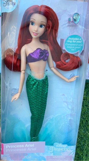 Búp bê nàng tiên cá Ariel Disney chính hãng 28 cm