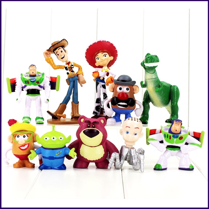 Bộ 10 Nhân Vật Hoạt Hình Câu Chuyện Đồ Chơi - ToyStory - 7910