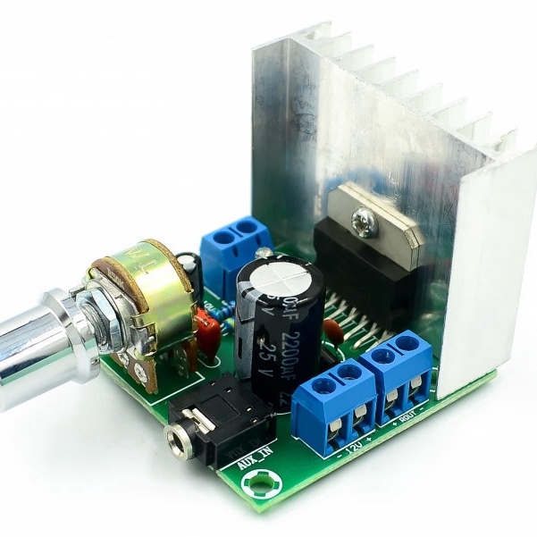 Bảng Mạch Khuếch Đại Âm Thanh Kỹ Thuật Số TDA7297 AC / DC 12V 2x15W 15W + 15W SFT-908K