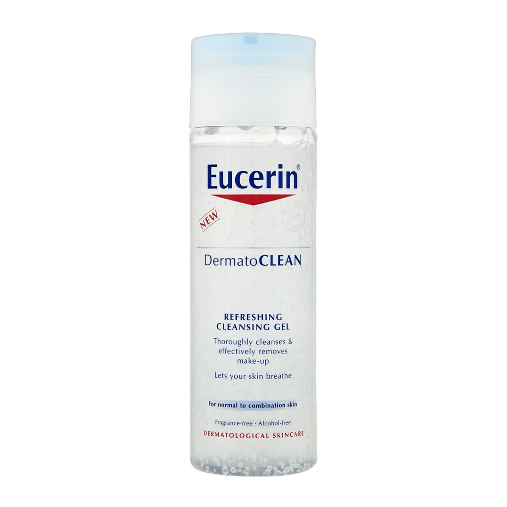 Eucerin Sữa Rửa Mặt Dạng Gel Dành Cho Da Nhạy Cảm Dermato Clean Gel 200ml