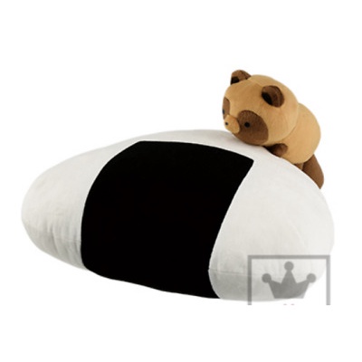 Gấu bông gối cáo chồn TANUKI to Kitsune Figure Delicious Rice Balls KAWAII Only Japan chính hãng Nhật Bản