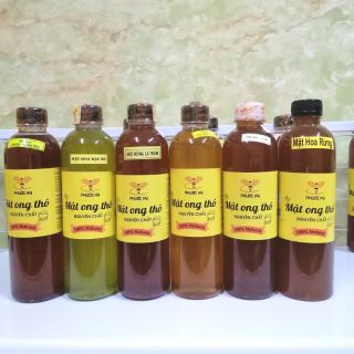 Bộ 6 chai mật ong đủ loại hoa