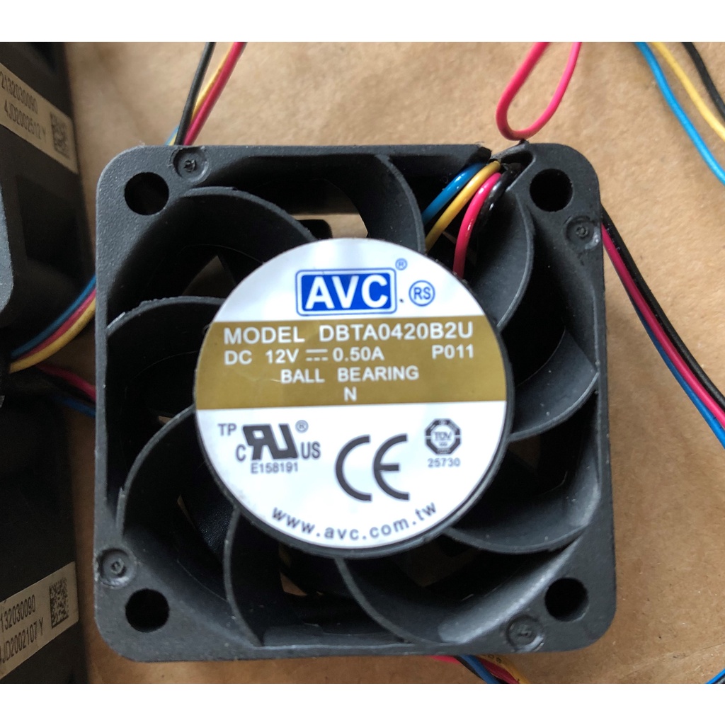 Quạt Tản Nhiệt 4 Dây AVC DBTA0420B2U 4020 12V 0.50A PWM mới 90%