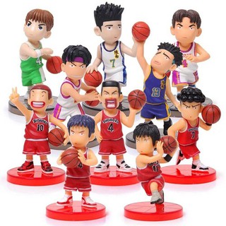 Set đồ chơi mô hình nhân vật phim hoạt hình Slam Dunk đáng yêu