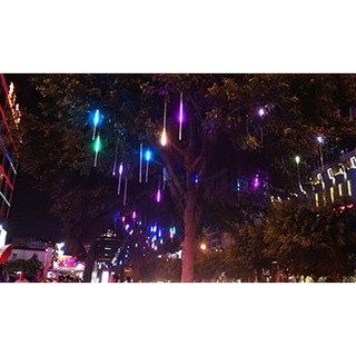 Bộ đèn led sao băng 8 ống 50cm các màu điện 220v ĐỦ MÀU