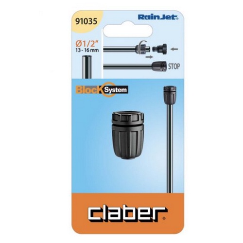 Nút bịt ống Claber 1/2" khớp nối ren vặn 91035