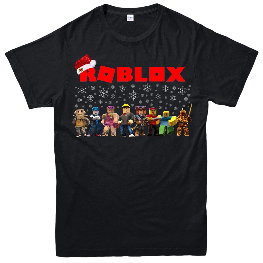 Classic fashion T-shirt Roblox Roblox Gamers Simple and elegant Black Oversize man tees Christmas present