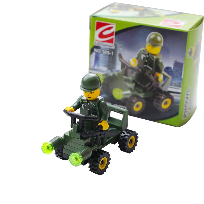 logo xếp hình Đồ chơi lắp ráp mô hình xe hơi cho bé 4-6 tuổi