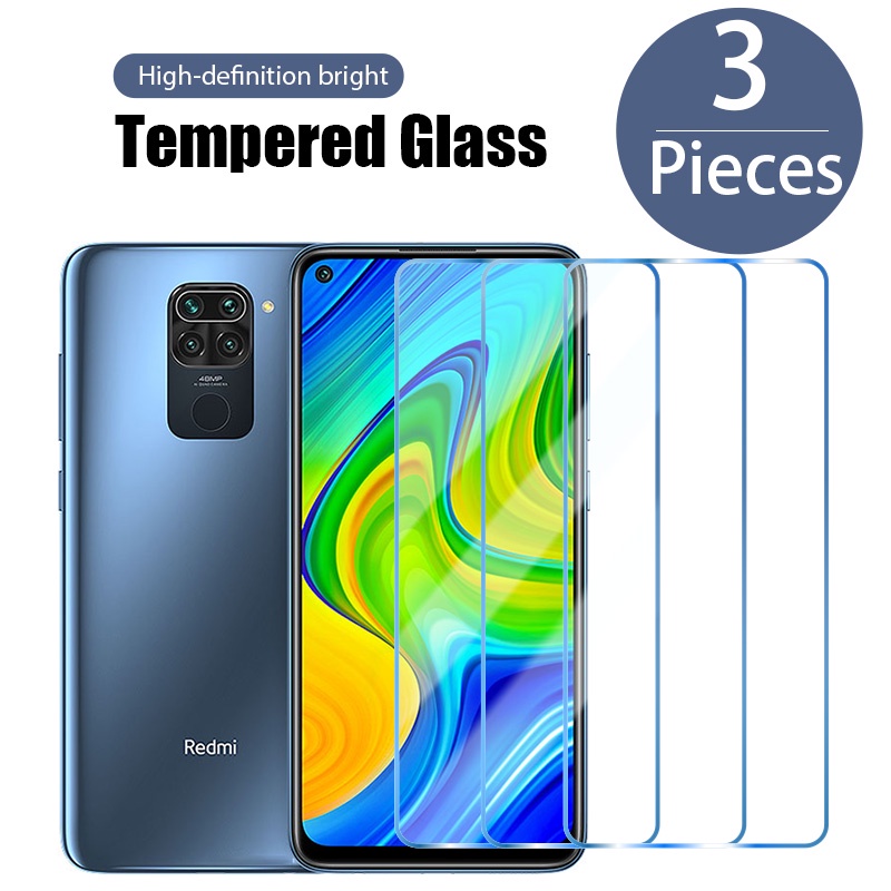 Set 3 kính cường lực bảo vệ màn hình cho Xiaomi Redmi Note 9Pro 5G 4G 9S 8 8t 5 7 Pro 4 4X 3 5 6 6A 7 7A 8 8A 9H HD
