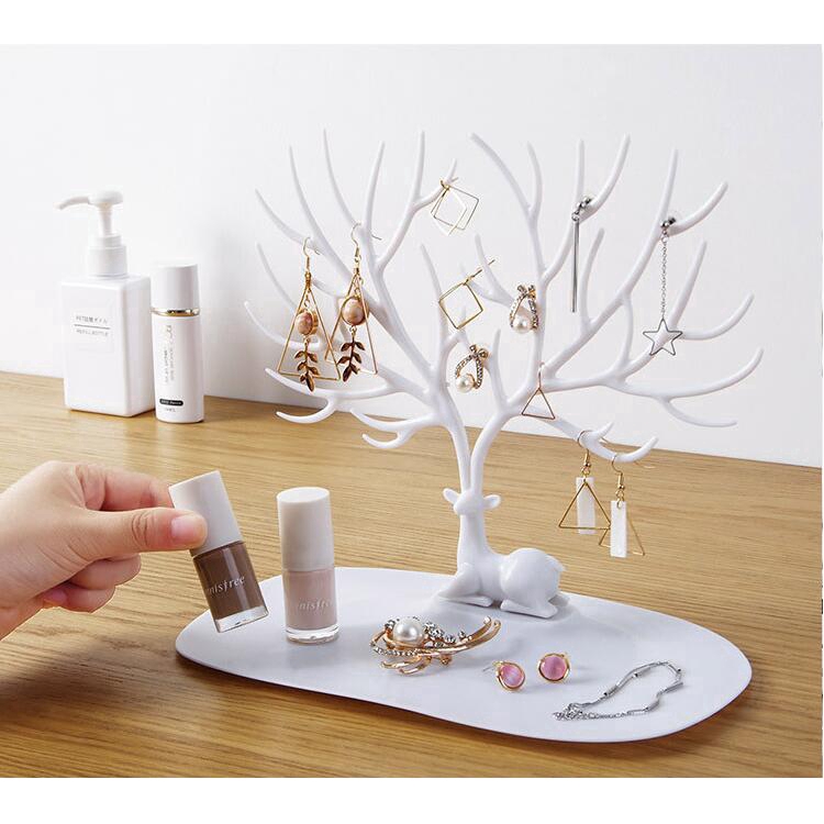 Giá treo trang sức hình cây đính đá sang trọng