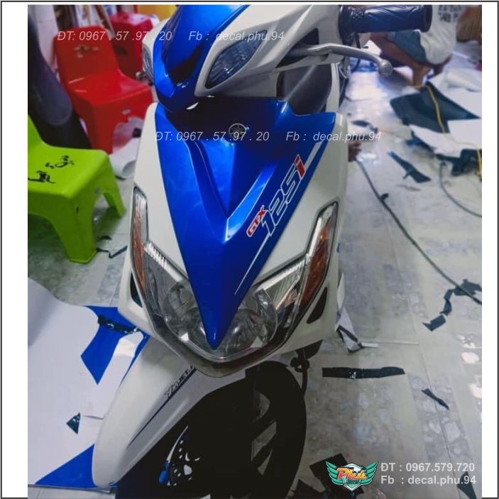 Tem Rời Luvias Trắng xanh (O)