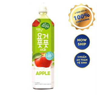 Nước Ép Trái Cây Lợi Khuẩn Woongjin 1500ml x 1 Chai - Vị Táo