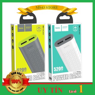Sạc dự phòng hoco b31c 5200mah 2 cổng sạc 1a - pin dự phòng store