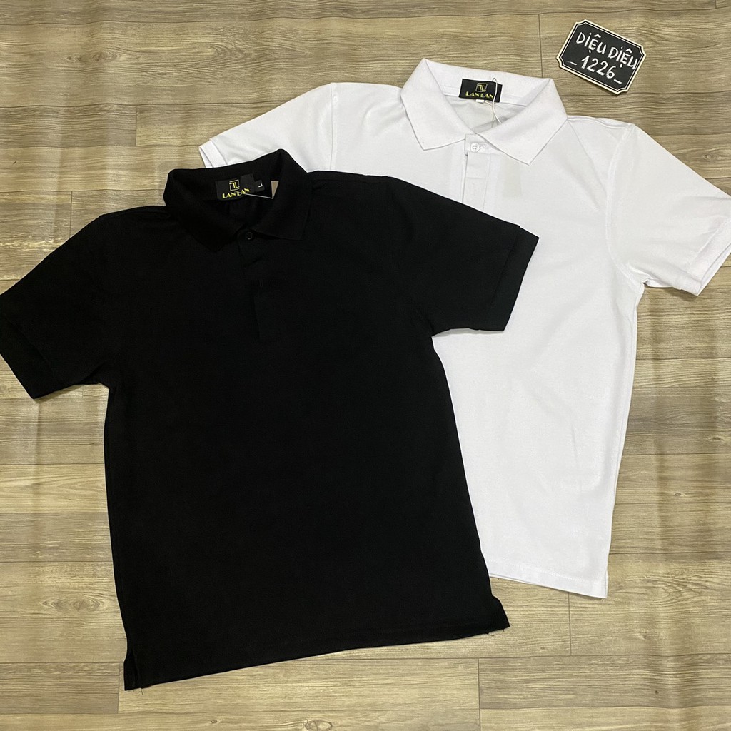 ÁO THUN POLO NAM NỮ ÁO ĐÔI CHẤT COTTON CÁ SẤU BASIC NGẮN TAY CỔ BẺ kèm ảnh thật - Diệu Diệu 1226 | BigBuy360 - bigbuy360.vn