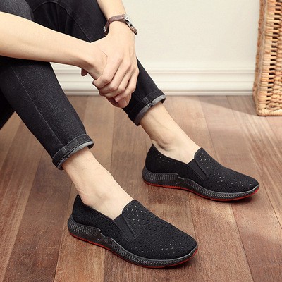 Giày lười nam vải đệt dáng thể thao siêu chất