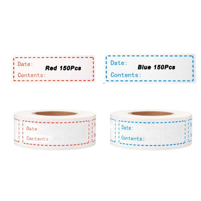 Cuộn 150 Nhãn Dán Ghi Ngày Tháng Dùng Bảo Quản Thực Phẩm Trong Tủ Lạnh Tiện Dụng