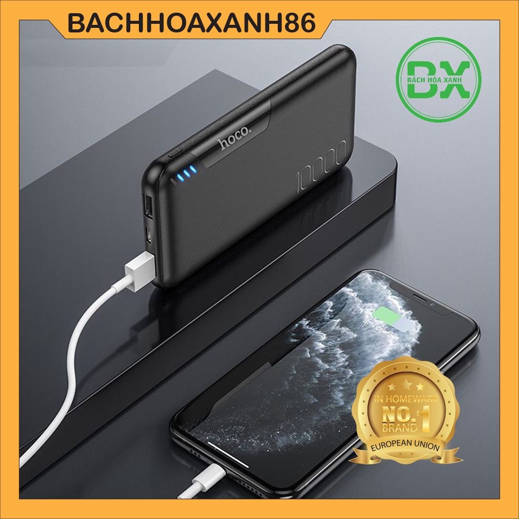 Pin dự phòng Hoco 10000mah j82 chính hãng giá rẻ chất lượng nhất hiện nay