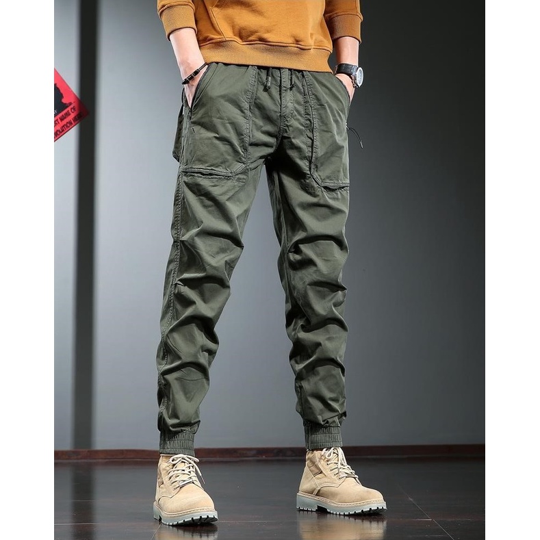 Quần Jogger Yuis Nam 4 Màu thời trang, quần jogger túi hộp cá tính