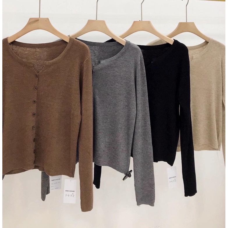 Áo len dệt cổ mở | BigBuy360 - bigbuy360.vn