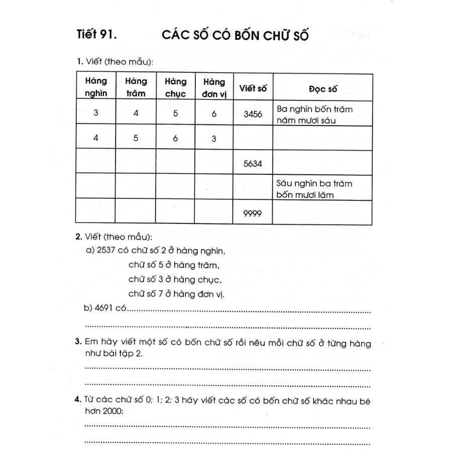 Sách Bổ Trợ - Vở Luyện Toán Lớp 3 - Tập 2 (Dùng Chung Cho Các Bộ SGK Hiện Hành) - HA