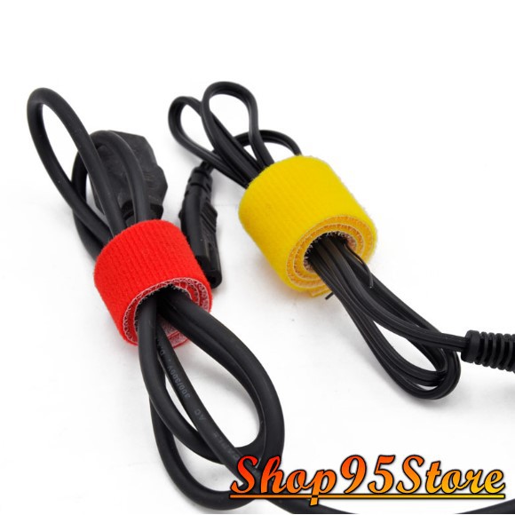 Dây Bó Cáp, Cuốn Gọn Cáp (1 Gói 6 Màu)