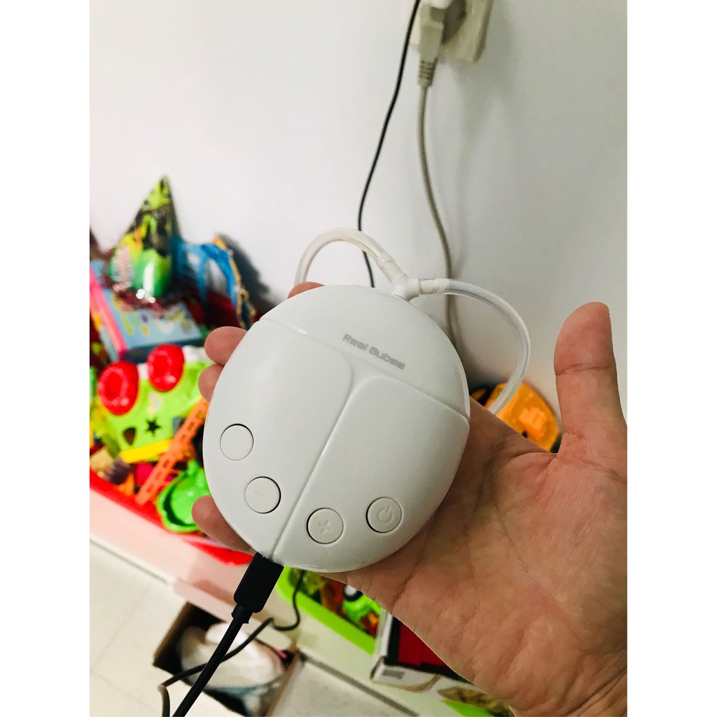 Máy hút sữa điện đôi Real Bubee - Máy khoẻ, hút êm