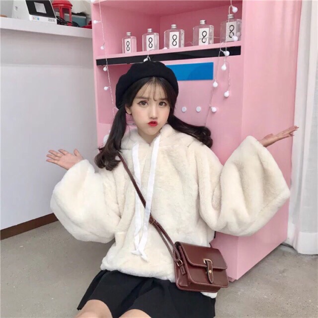 [Order] Áo hoodie lông siêu cute ulzzang