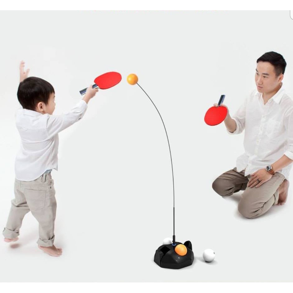 [Đồ chơi vận động trong nhà] Đồ chơi đánh bóng bàn giúp phát triển khả năng phản xạ cho bé_Dâu Tây Baby Shop